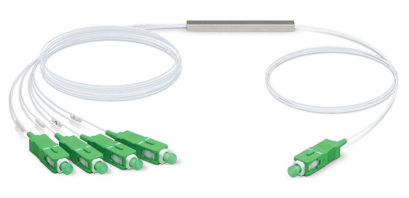 Сплітер Ubiquiti UF-SPLITTER-4 APC, SC - SC, 1 : 4, 4 м. 1260 - 1560 nm