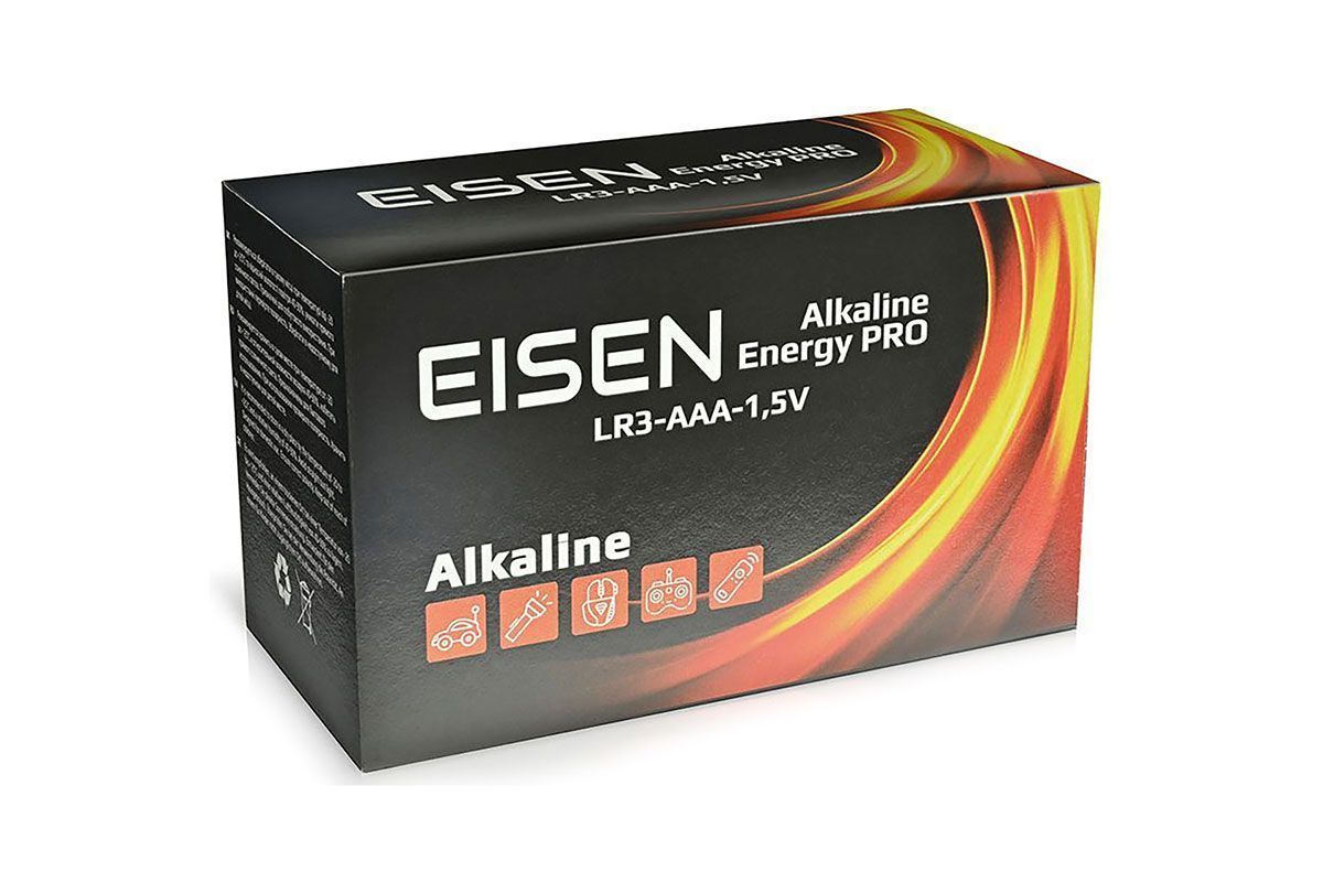 Батарейка лужна Eisen Energy Alkaline PRO LR03 (AАA), блістер 2шт.