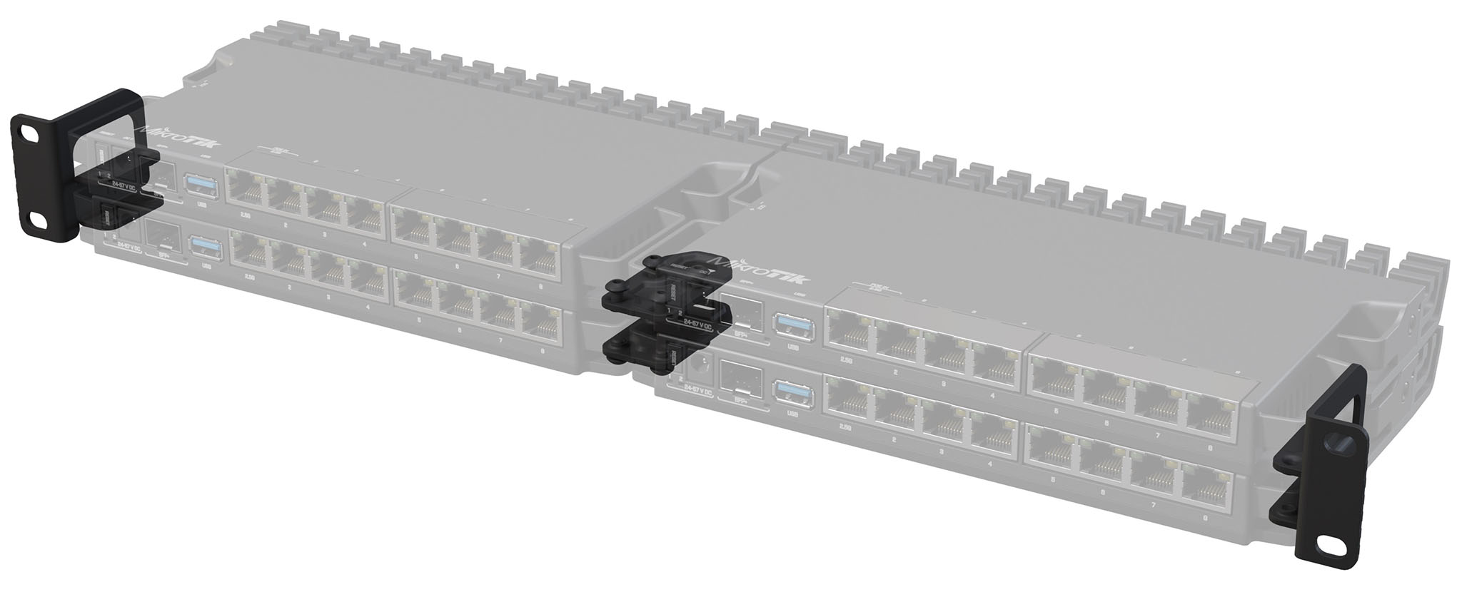 Кріплення в стійку MikroTik K-79 набір вушок для кріплення в стійку для RB5009/L009