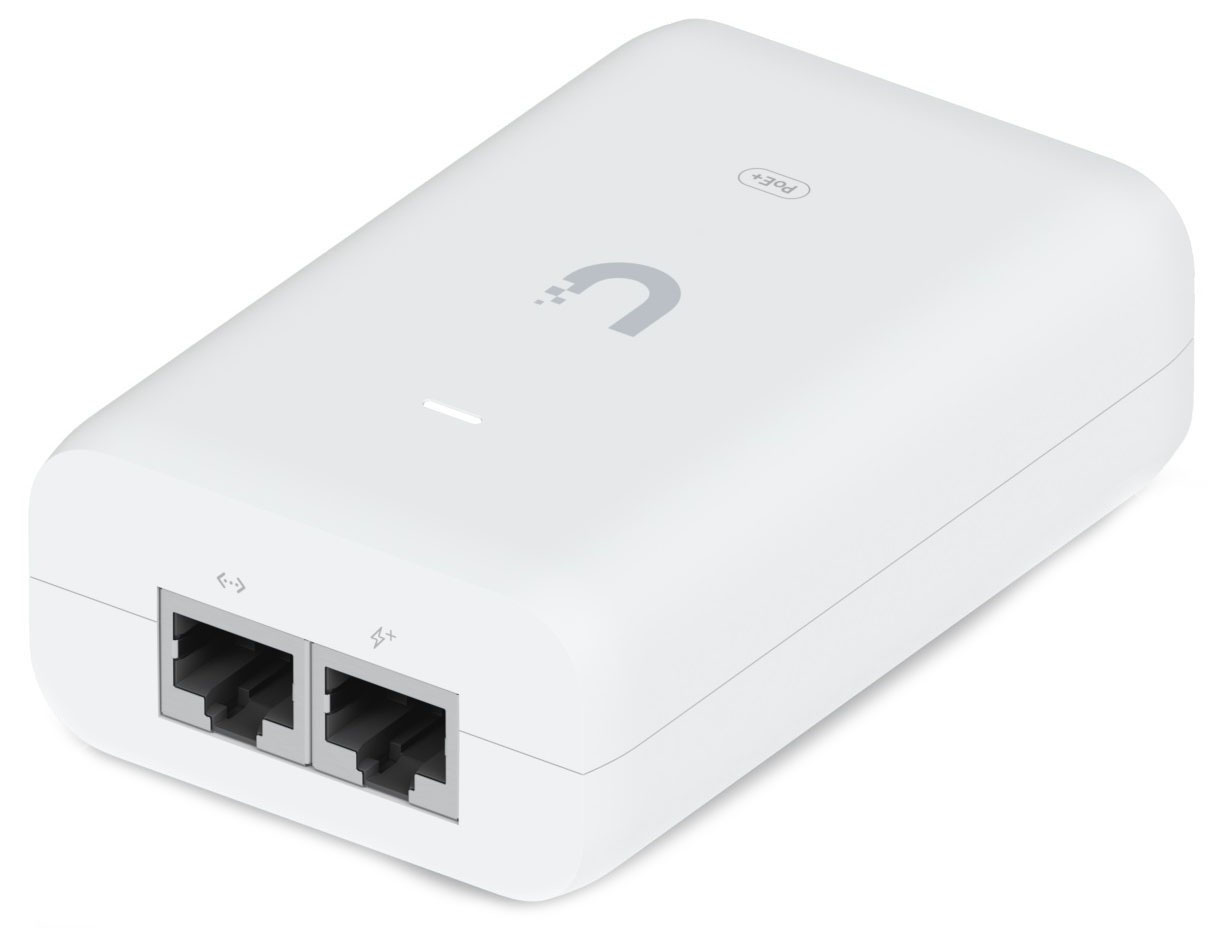 Gigabit PoE інжектор Ubiquiti U-POE-at 48V, 30W, 802.3at