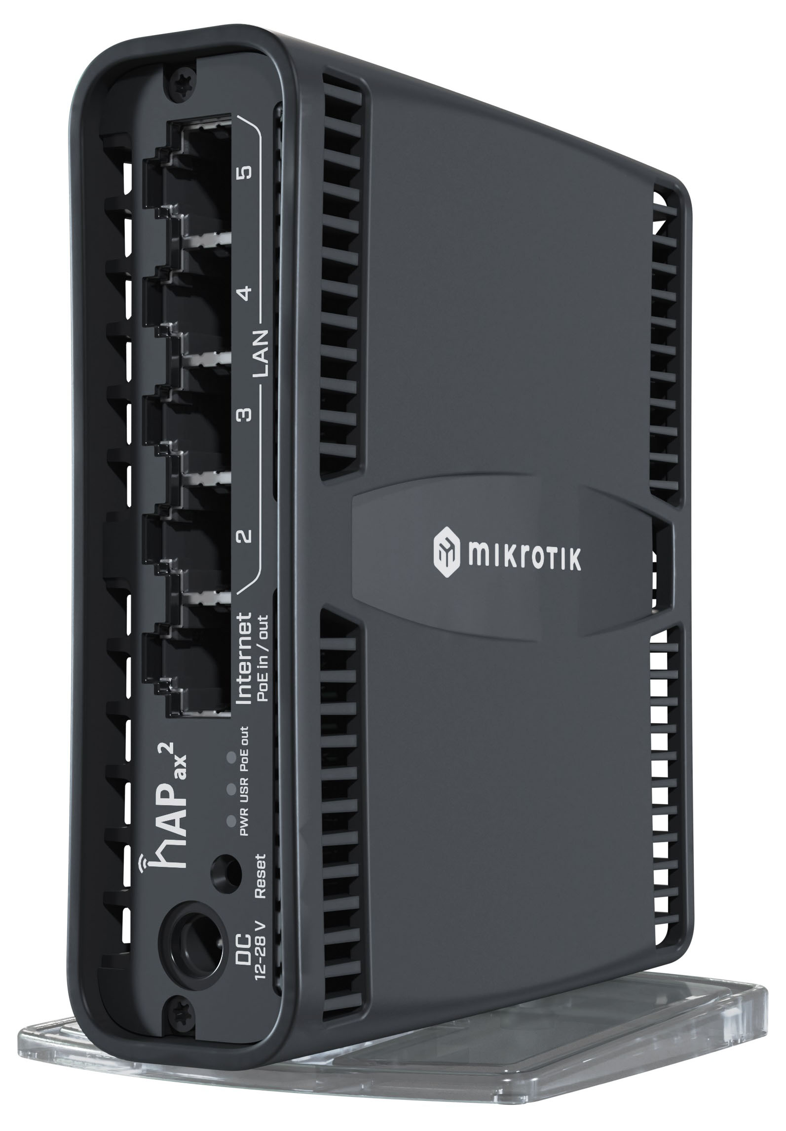 Точка доступу MikroTik hAP ax² WiFi6, 2.4, 5 GHz 802.11a/n/ac/ax. 4.5dbi, 5 Eth (C52iG-5HaxD2HaxD-TC)
