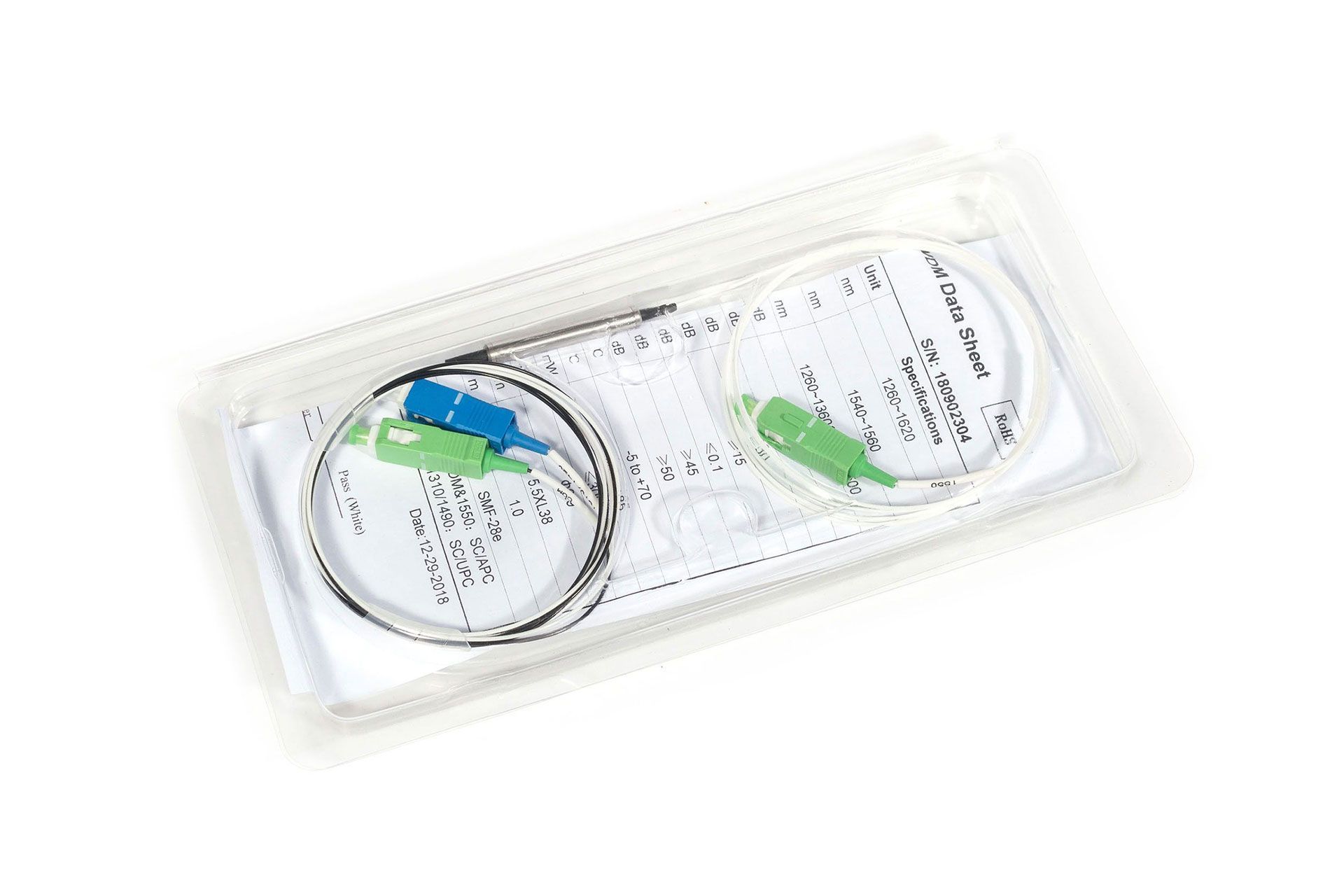 Мультиплексор оптичний Optolink FWDM 1550(SC/APC)-1310/1490(SC/UPC) (з коннекторами)