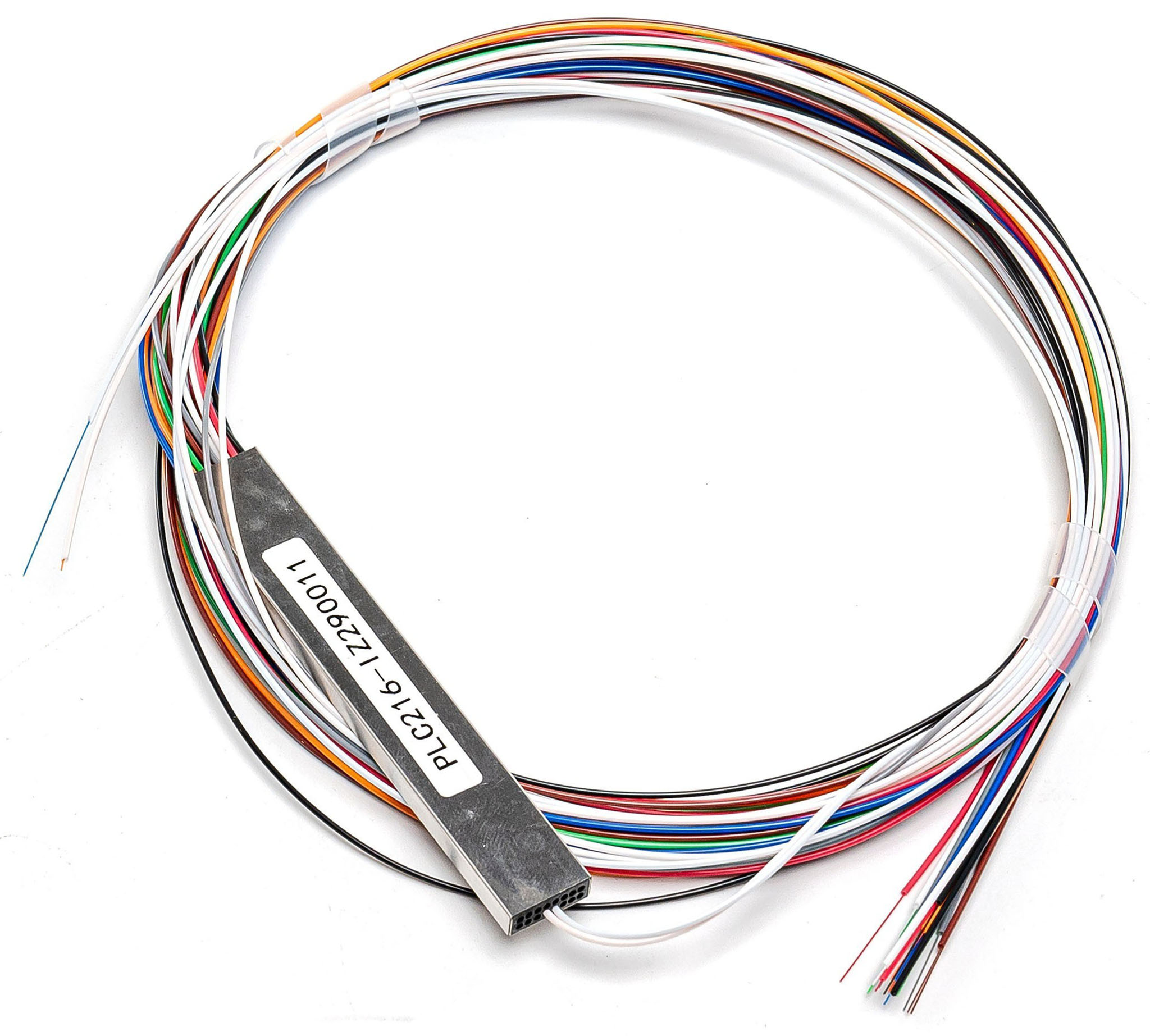 Подільник оптичний RCI PLC 2x16 без конекторів (PLC 2x16- 0.9 mm cord (G.657 А1))