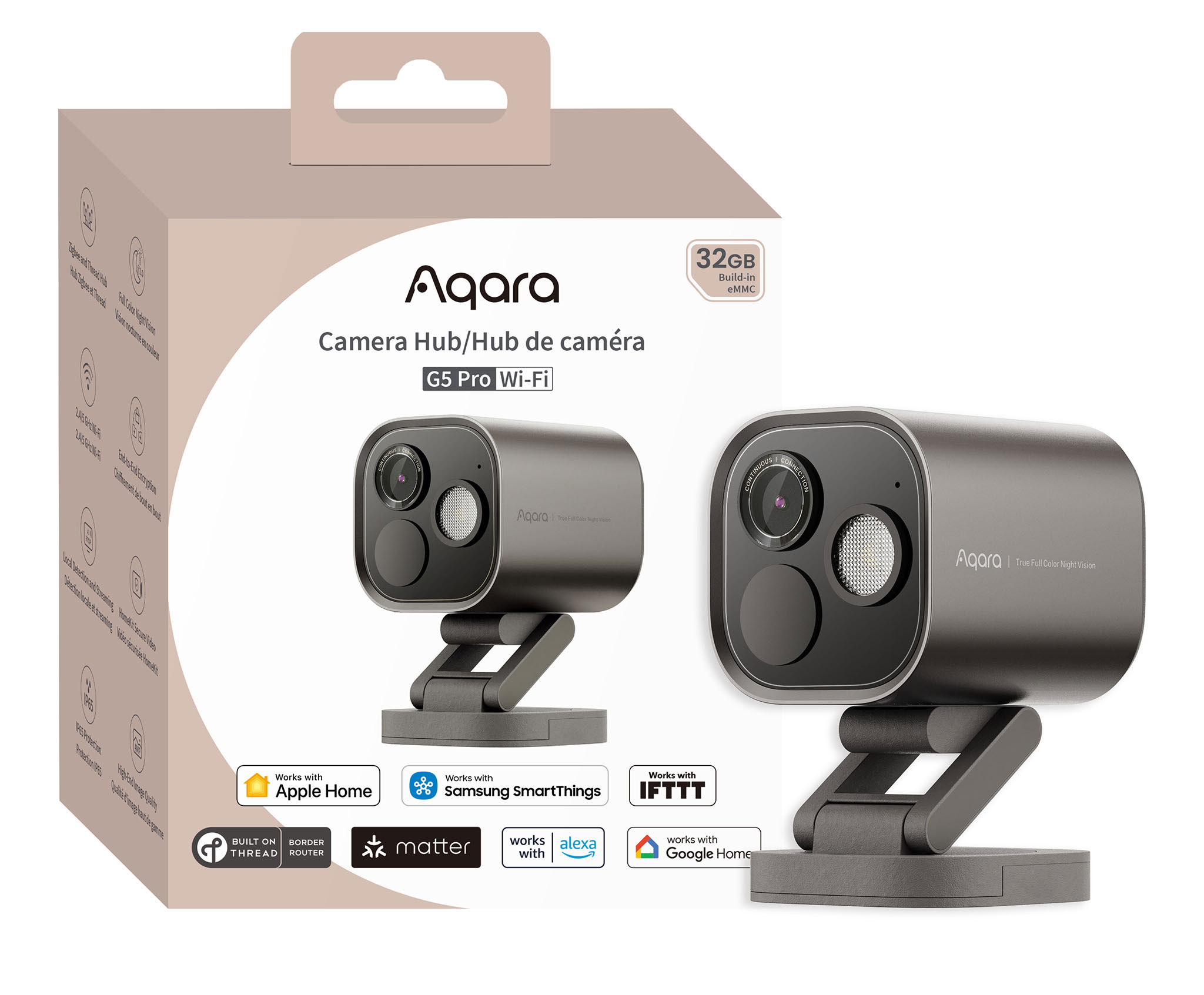 Romsat | Камера Хаб Aqara G5 Pro Wi-Fi (CH-C07D)