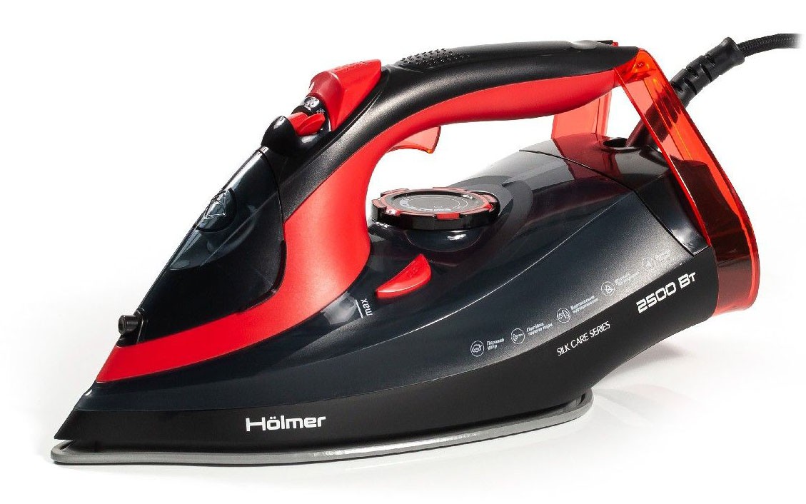 Праска Hölmer HIC-2538 (2500 Вт, керамічна підошва, об’єм резервуара для води 380 мл)