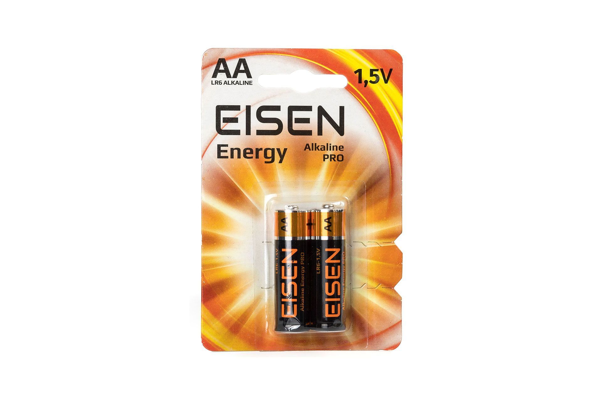 Батарейка лужна Eisen Energy Alkaline PRO LR6 (AA) блістер 2шт.