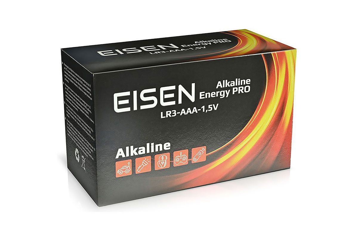 Батарейка лужна Eisen Energy Alkaline PRO LR03 (AАA), блістер 4шт.