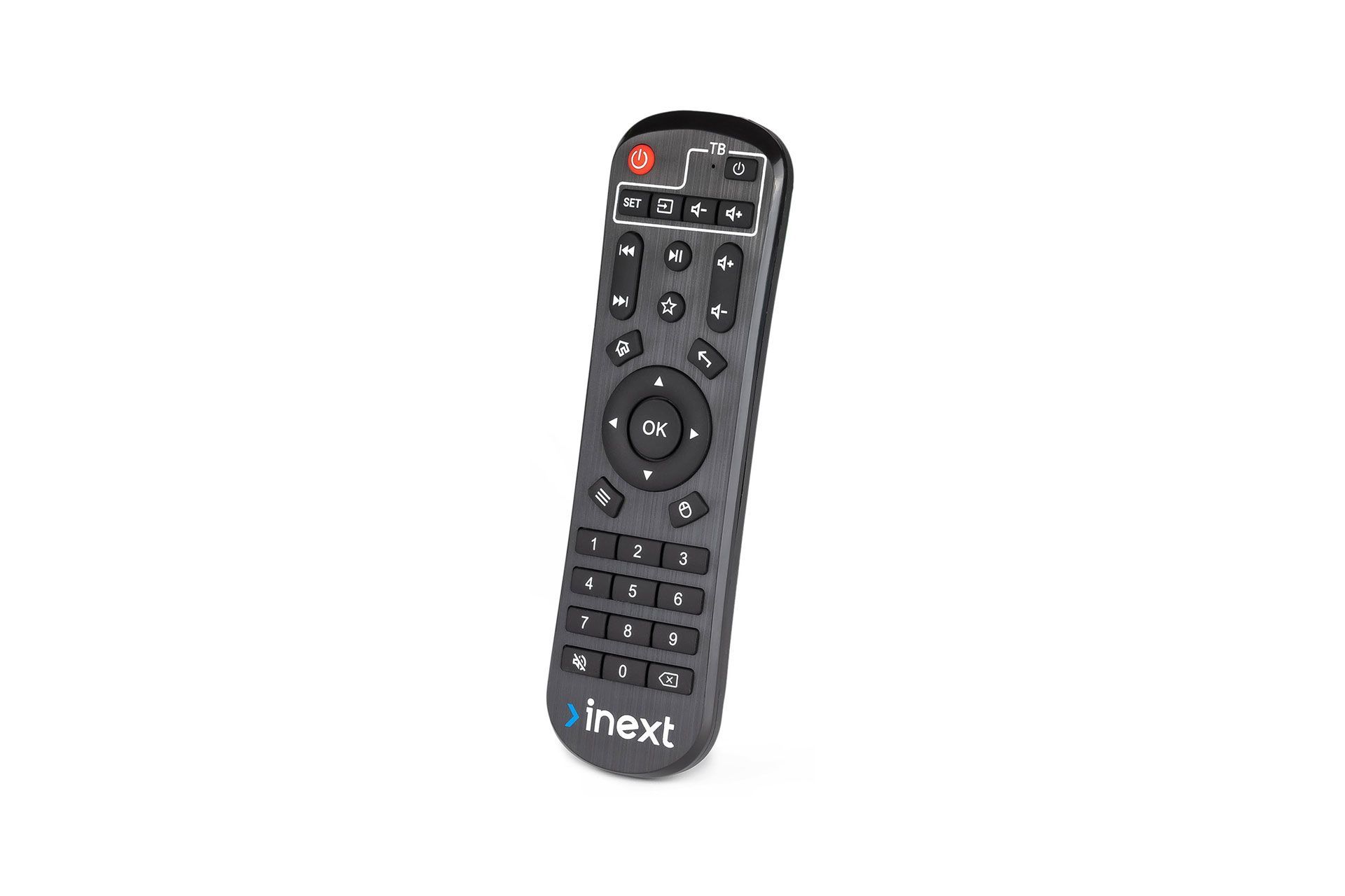 Пульт V2.0 до inext TV5/TV5 ultra/TV4/4K ultra/TV3/4K2 inext RCU V2.0 Пульт універсальний V2.0  із зоною прогр