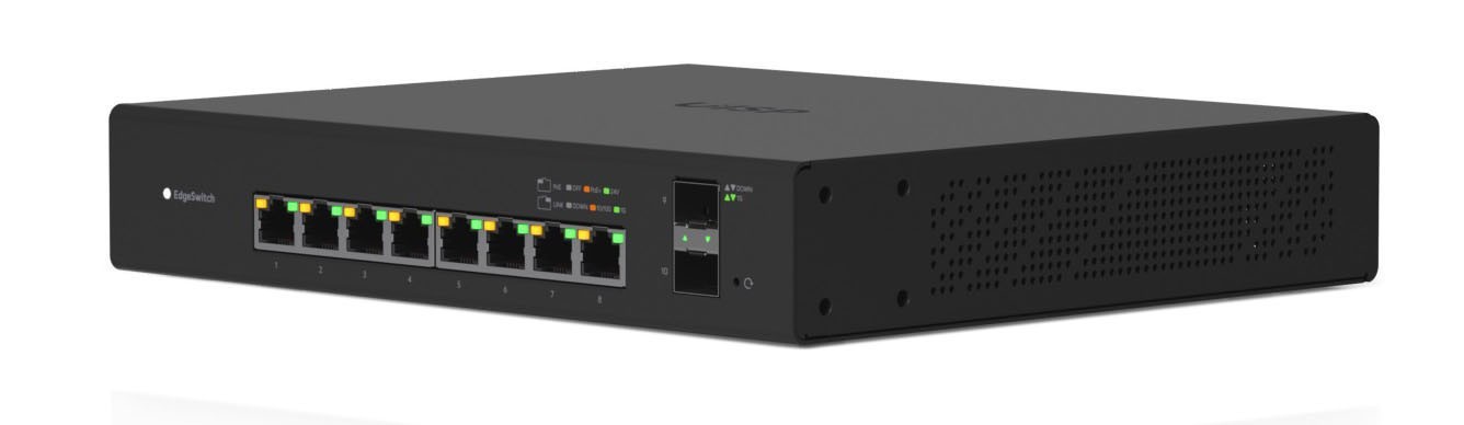 Комутатор Ubiquiti ES-8-150W (8 х 10/100/1000 Mbps RJ45, 2 х 1 Gbps SFP, 10 Gbps)