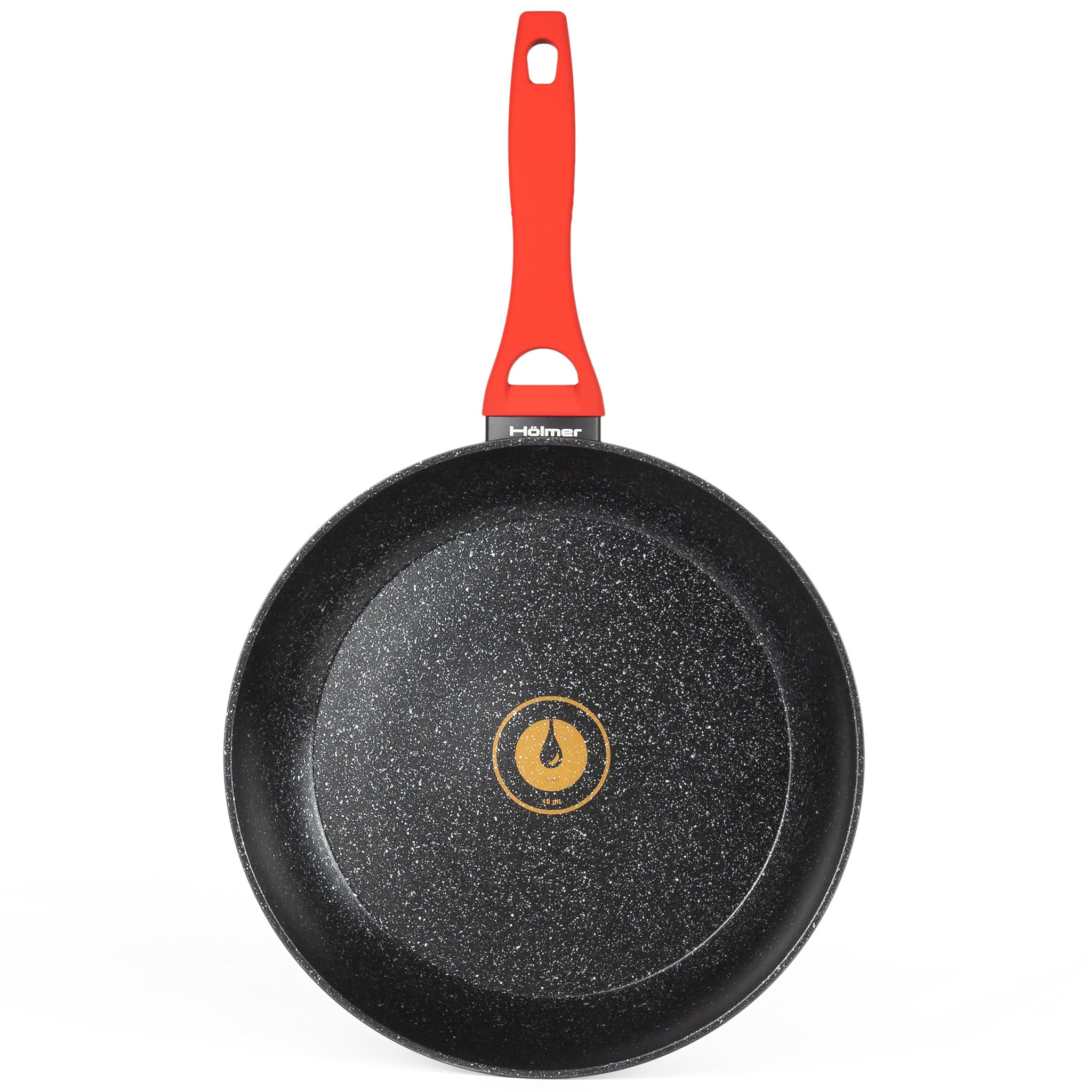 Сковорода кована з кришкою Hölmer FP-22328-SROMBL Fiesta 28 см