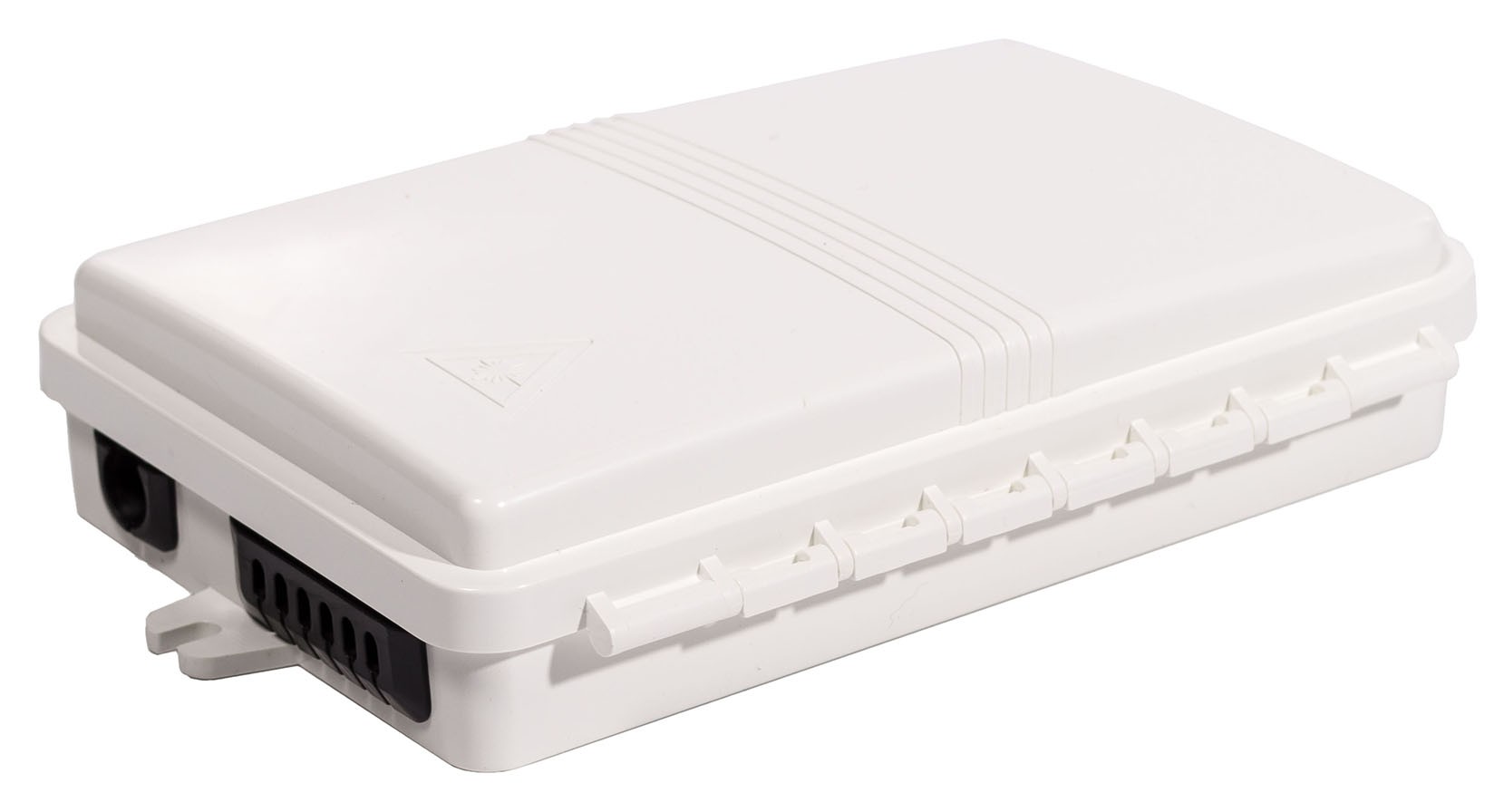 Бокс оптичний RCI FOB-02-06 (IP54, зовнішній на 1 кабельний ввод, 6 виводів для FTTH патчкордів)