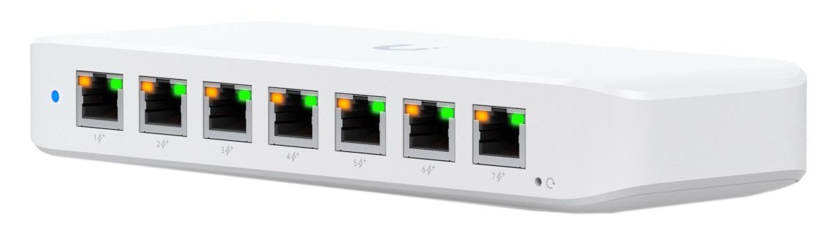 Комутатор керований Ubiquiti UniFi Switch Ultra 210W 8 х10/100/1000 Mbps RJ45, POE 210W (USW-ULTRA-210W)