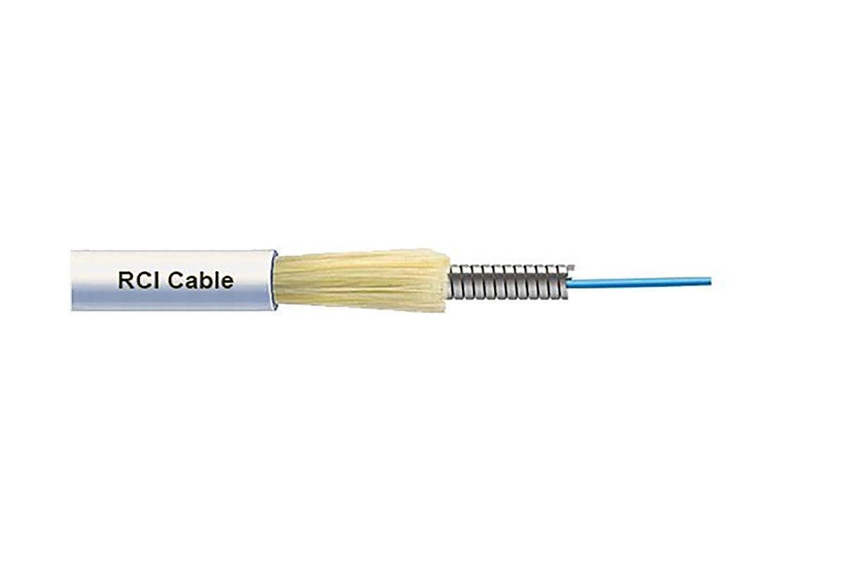 Кабель оптичний RCI Indoor Armored 1F G.657, LSZH, white, 3.15 mm (A2B)