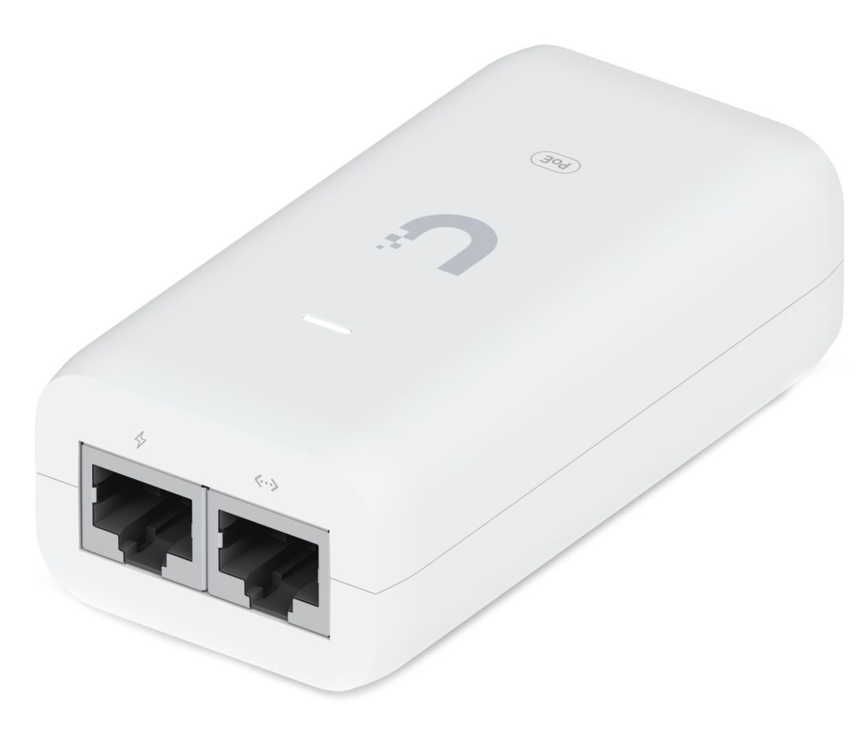 Gigabit PoE інжектор Ubiquiti U-POE-af  48V, 15,4W, 802.3af