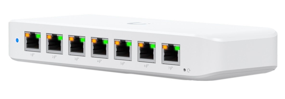 Комутатор керований Ubiquiti UniFi Switch Ultra 60W 8 х10/100/1000 Mbps RJ45, POE 60W (USW-ULTRA-60W)
