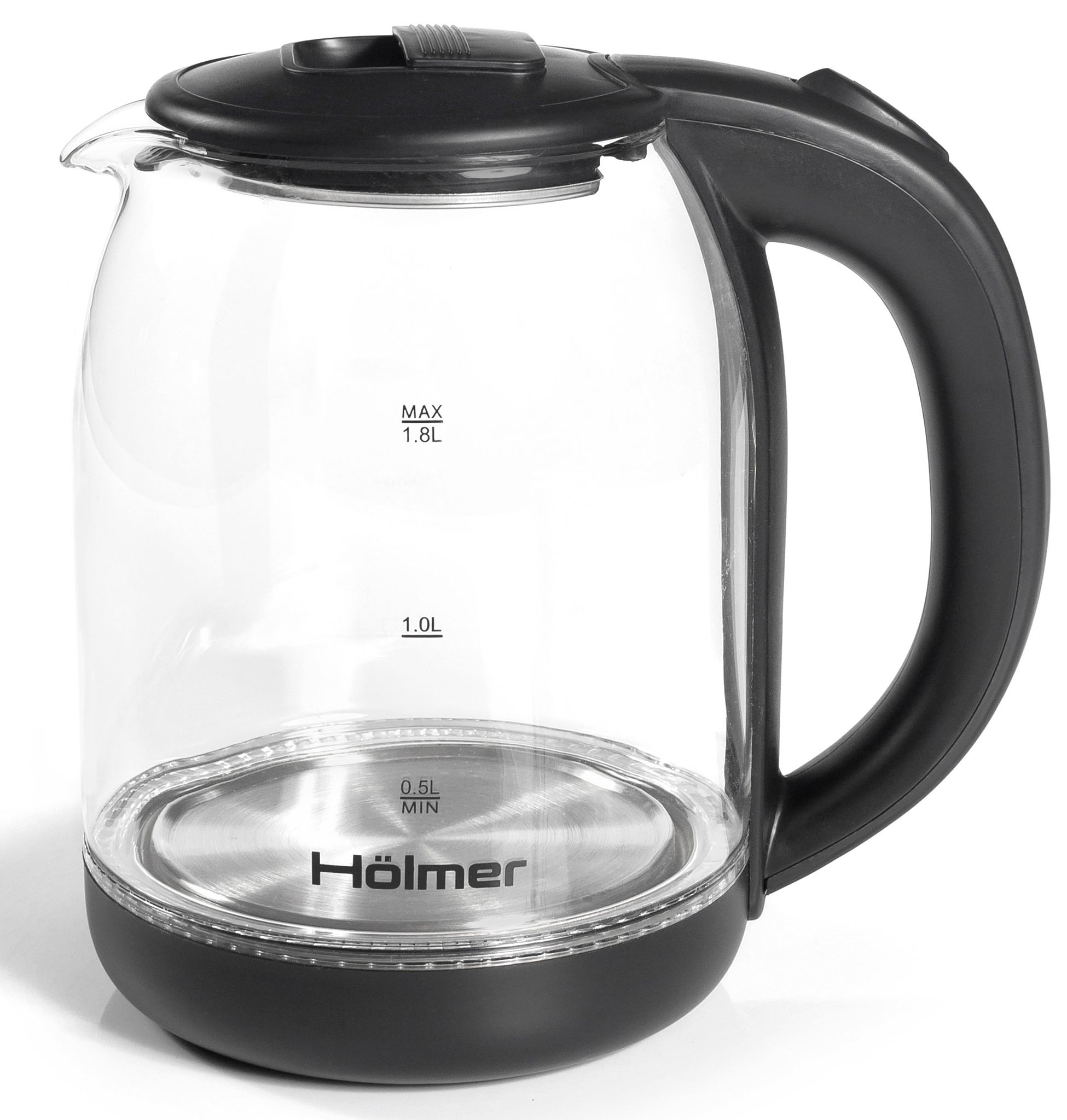 Електрочайники Hölmer HKS-1950 1500Вт, 1,8л., дисковий. чорний