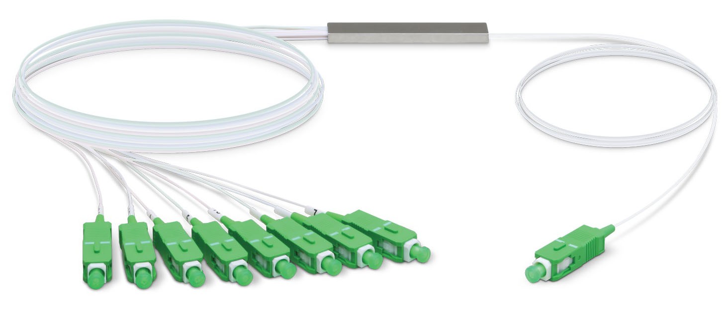 Сплітер Ubiquiti UF-SPLITTER-8 APC, SC - SC, 1 : 8, 4 м. 1260 - 1560 nm