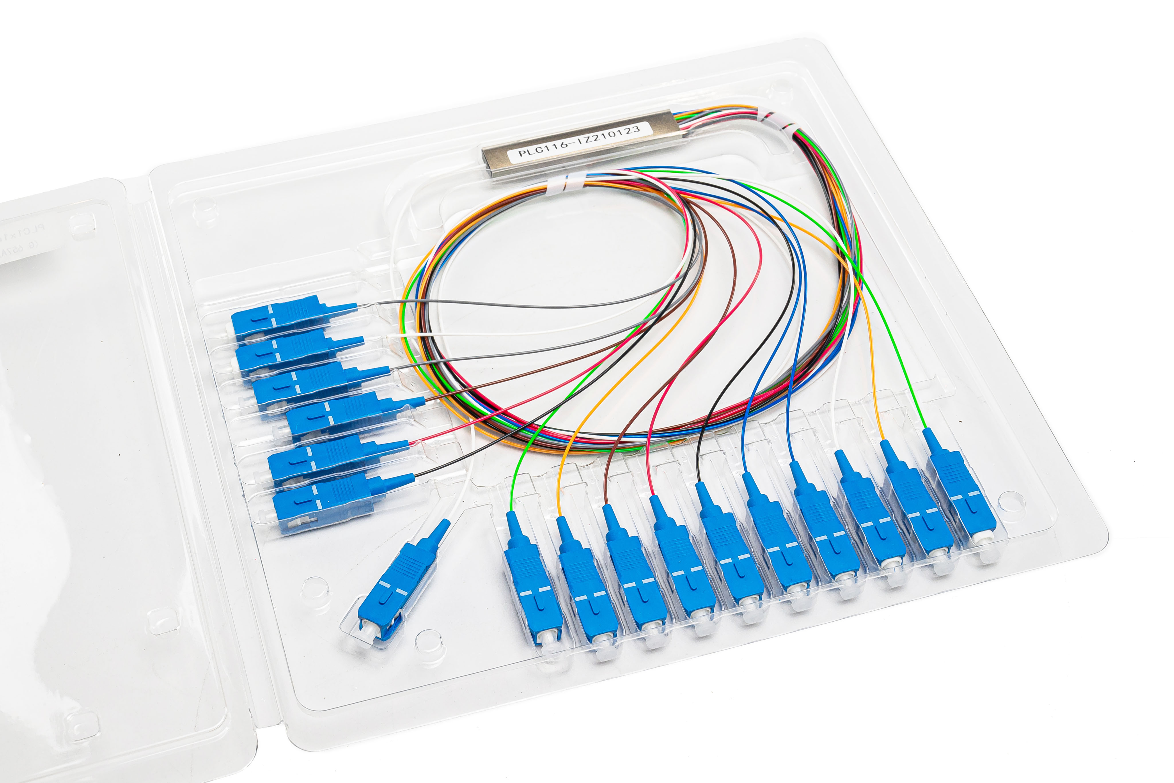 Подільник оптичний RCI PLC - 1x16 - SC/UPC - 0,5 m (PLC 1x16 - SC/PC (G.657 A) - 0,5 m)