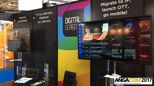 РОМСАТ выступил техническим партнёром компании Digital Screens на выставке Anga Com 2017