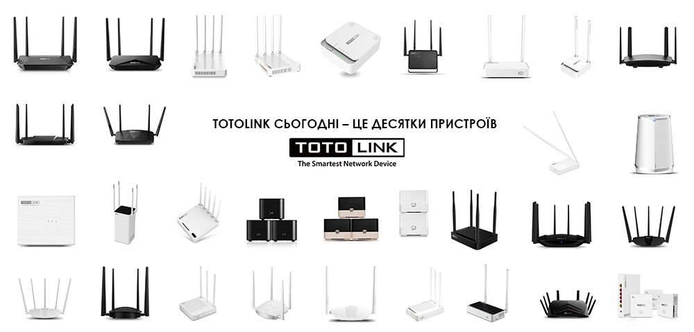 Асортимент wi-fi роутерів totolink – Romsat.ua