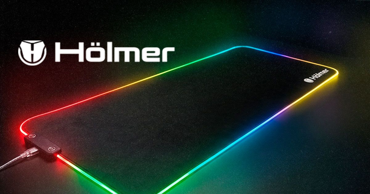 Килимок для миші Hölmer GMP-02RGB 800x300 — RGB, великий ігровий коврик