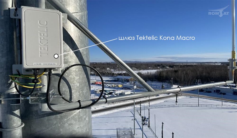 Tektelic Kona Macro під керуванням мережевого сервера Tektelic NS - Romsat.ua
