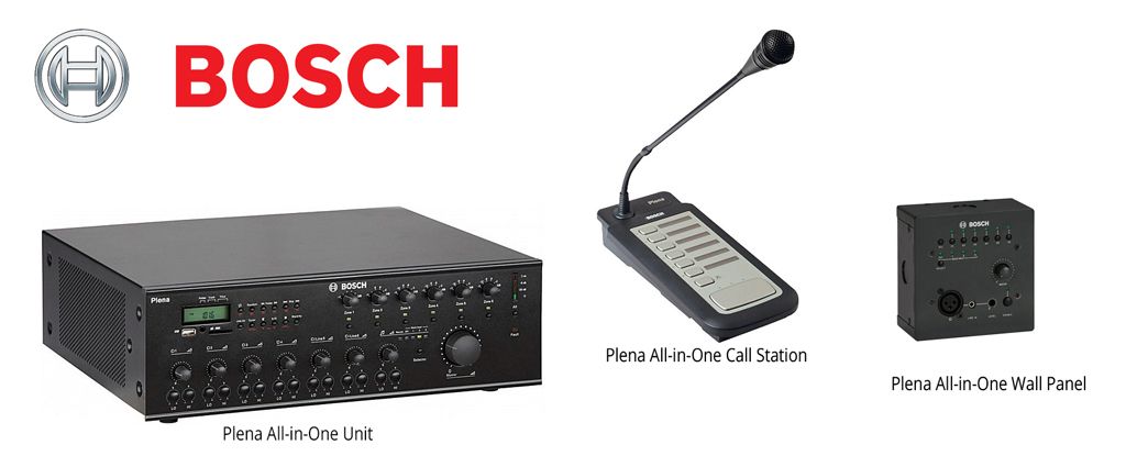 система трансляции и оповещения Bosch Plena All-in-One System