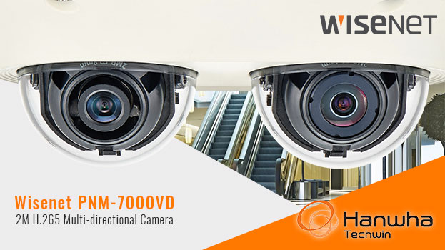 Двухмодульна IP-камера відеоспостереження Wisenet PNM-7000VD | romsat.ua