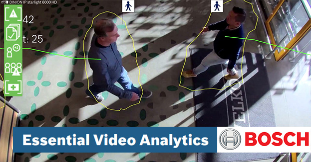 Відеоаналітика Bosch Essential Video Analytics | romsat.ua