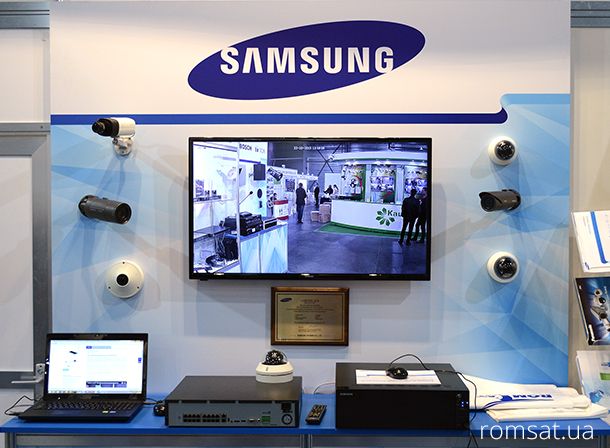 Стенд Samsung на Безпека 2015 Romsat.ua
