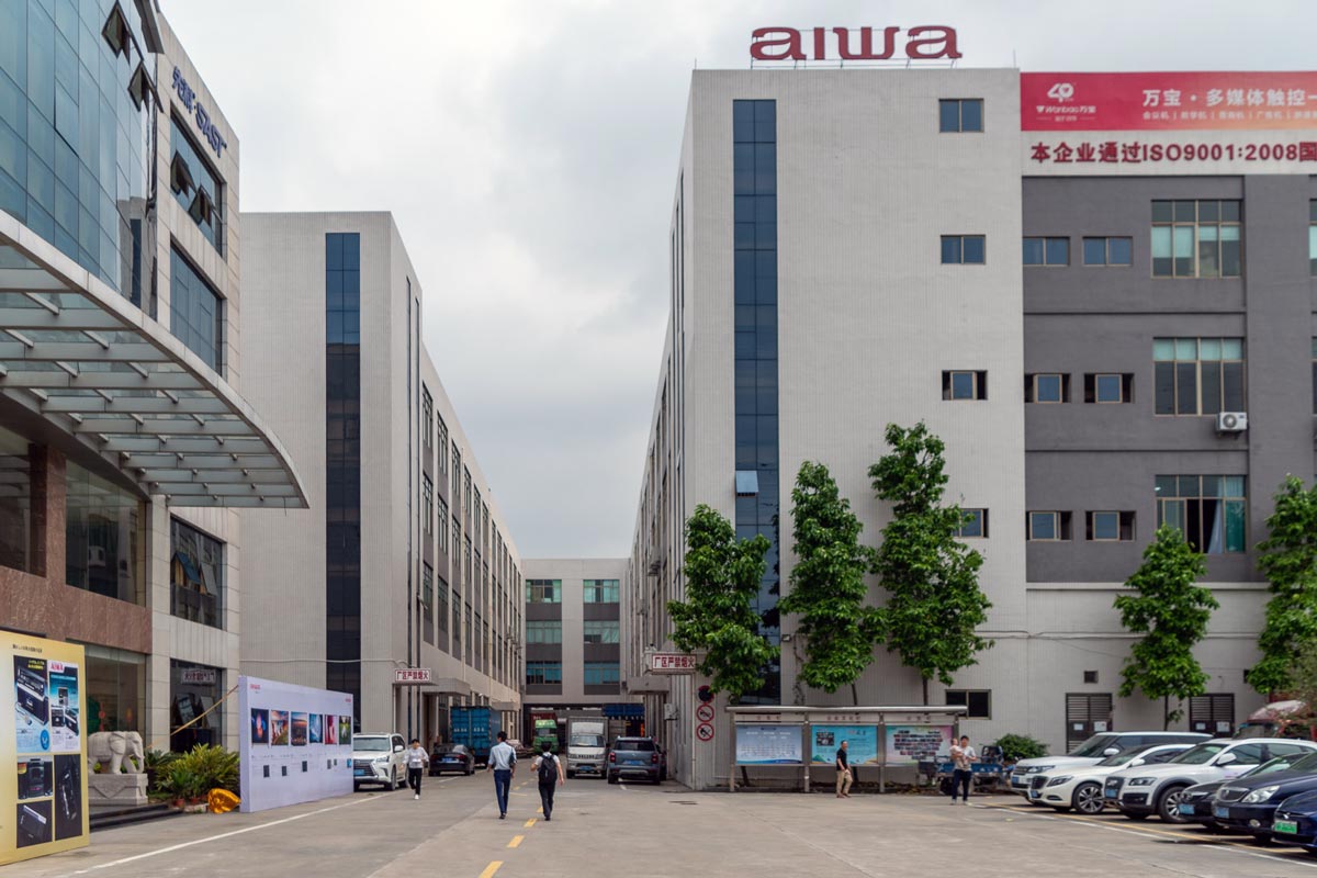 Завод Aiwa в Китае | romsat.ua