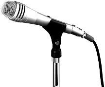 Мікрофон TOA DM-1500 (Вокальний динамічний мікрофон, 600Ом, 70-15 000Гц, -56дБ, d40x173мм, 5м кабеля)