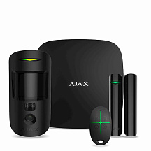 Комплект охоронної сигналізації Ajax StarterKit Cam Plus  black (_StarterKit Cam Plus  black)