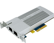 PCIe-плата 2х GbE інтерфейсів для роботи з TSoIP Dektec DTA-2162 (DTA2162)