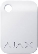 Безконтактний брелок Ajax Tag (100 од) White для KeyPad Plus