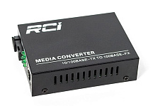 Медіаконвертер RCI RCI902W-FE-20-R (100M, 20km, SC, RJ45, Tx 1550nm, standart size metal case)