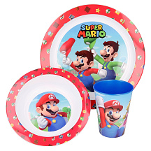 Набір посуду Stor Super Mario - Mario, Kids Micro Set