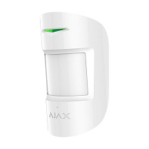 Датчик руху та розбиття Ajax CombiProtect White