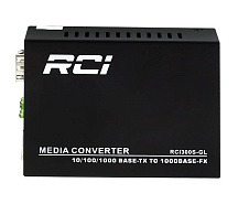 Медіаконвертер RCI RCI300S-GL 1G, SFP slot, RJ45, LFP, standart size metal case