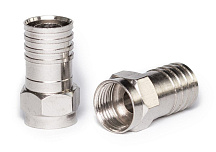 Роз'єм RCI F6CRIMP brass RG6 обжимний (H3003)