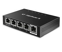 Маршрутизатор Ubiquiti EdgeRouter X ER-X ((5)10/100/1000 RJ45, MIPS1004Kc 880MHz (2), 256 MB DDR3, NAND 256 MB