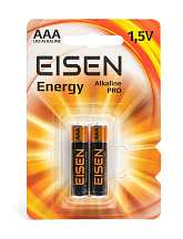 Батарейка лужна Eisen Energy Alkaline PRO LR03 (AАA), блістер 2шт.