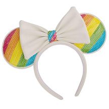 Обруч для волосся Loungefly LF Disney - Sequin Rainbow Minnie 