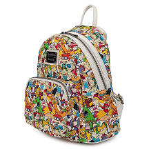 Рюкзак Loungefly Nickelodeon - Nick Rewind Gang AOP Mini Backpack NICBK0023 Рюкзак Loungefly Nickelodeon - Nick Rewind Gang AOP Mini Backpack NICBK0023