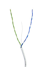 Кабель ВИТА ПАРА UTP 2Pх0.5 PVC BC W 305m CAT5E (білий) Кабель ВИТА ПАРА UTP 2Pх0.5 PVC BC W 305m CAT5E (білий)