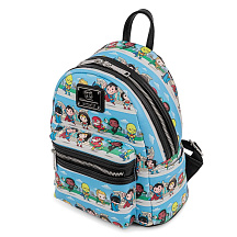 Рюкзак Loungefly DC - Superheroes Chibi Lineup AOP Mini Backpack DCCBK0062 Рюкзак Loungefly DC - Superheroes Chibi Lineup AOP Mini Backpack DCCBK0062