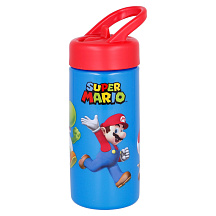 Пляшка з насадкою Stor Super Mario - Playground, Sipper Bottle 410 ml Пляшка з насадкою Stor Super Mario - Playground, Sipper Bottle 410 ml