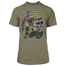 Футболка JINX Overwatch - Roll Out Premium Tee Olive Heather, L Футболка JINX Overwatch - Roll Out Premium Tee Olive Heather, L