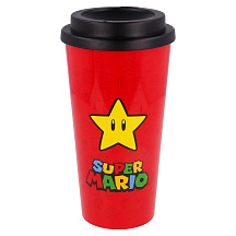 Термочашка Stor Super Mario - Star, Double Walled Coffee Tumbler 520 ml Термочашка Stor Super Mario - Star, Double Walled Coffee Tumbler 520 ml