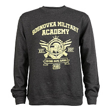 Світшот Jinx PUBG Military Academy Crew Neck Sweatshirt Charcoal Heather XXL Світшот Jinx PUBG Military Academy Crew Neck Sweatshirt Charcoal Heather XXL